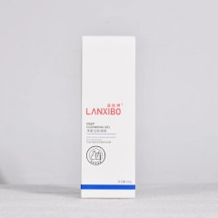 蓝皙博净澈洁肤啫喱100g 补水清洁